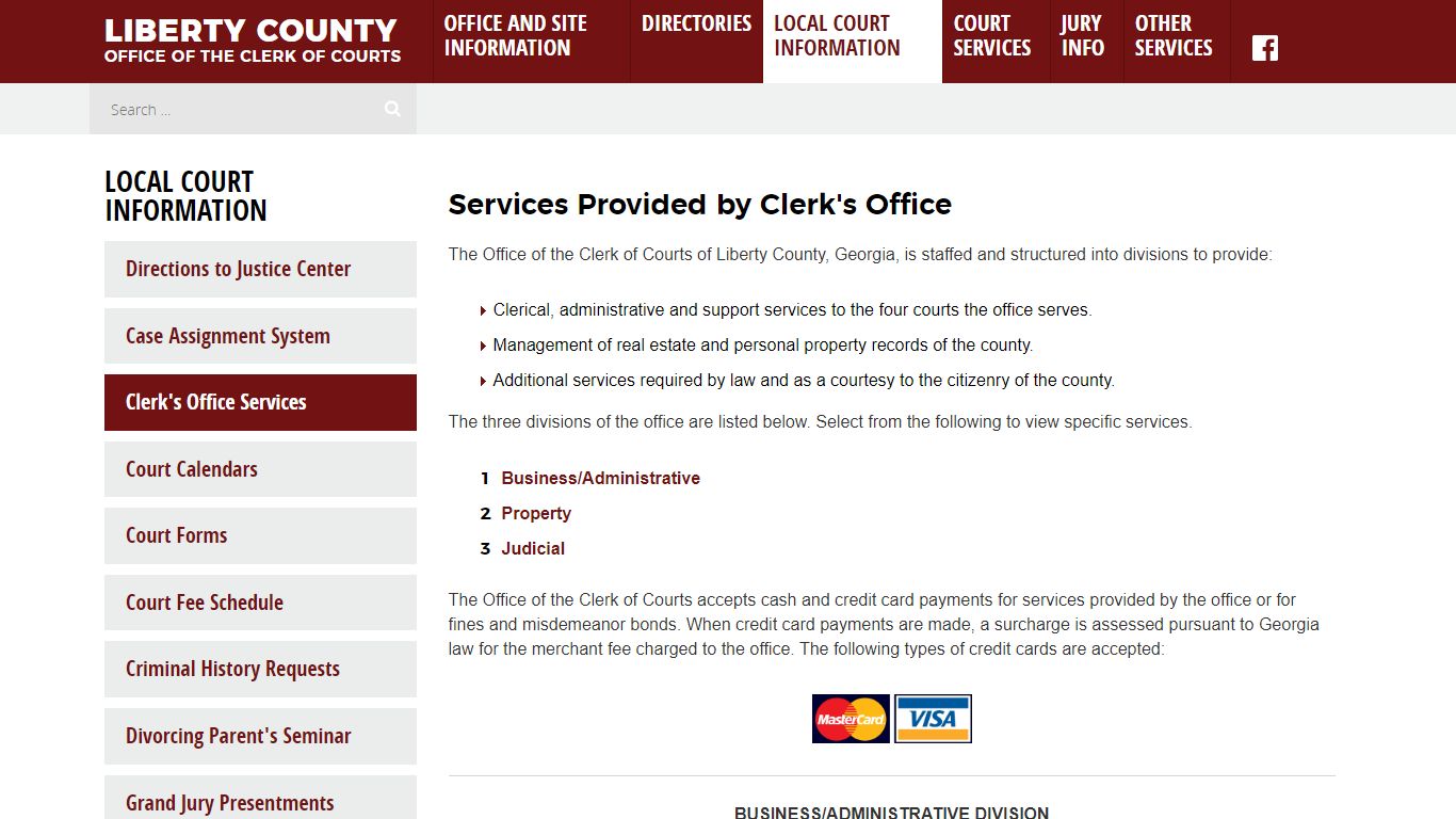 Clerk's Office Services