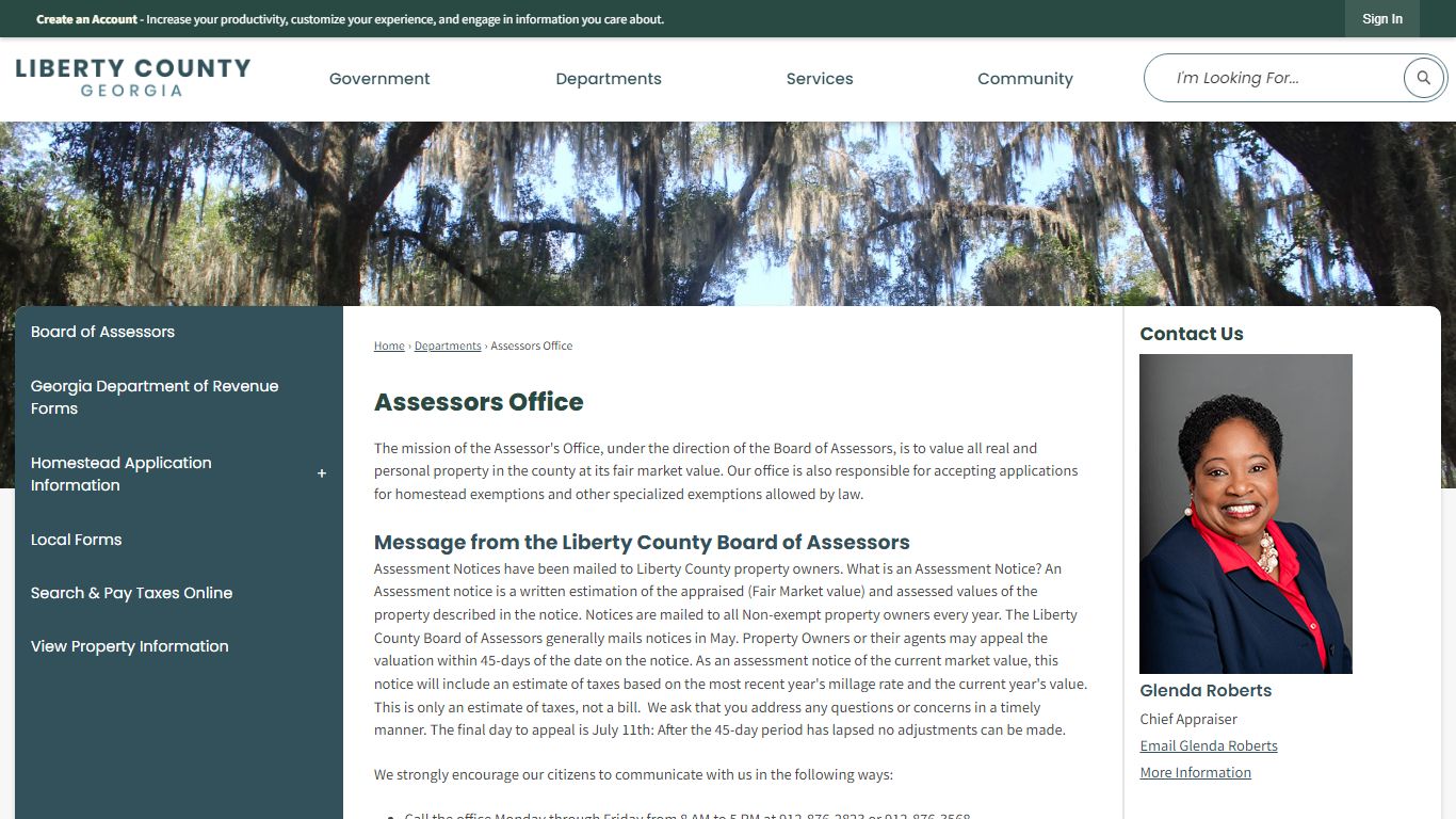 Assessors Office | Liberty County, GA
